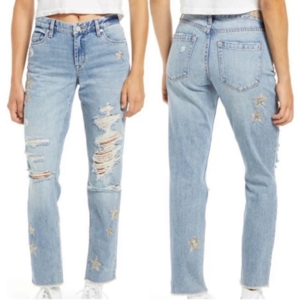 Blank NYC The Ludlow Crop Girlfriend Jeans
